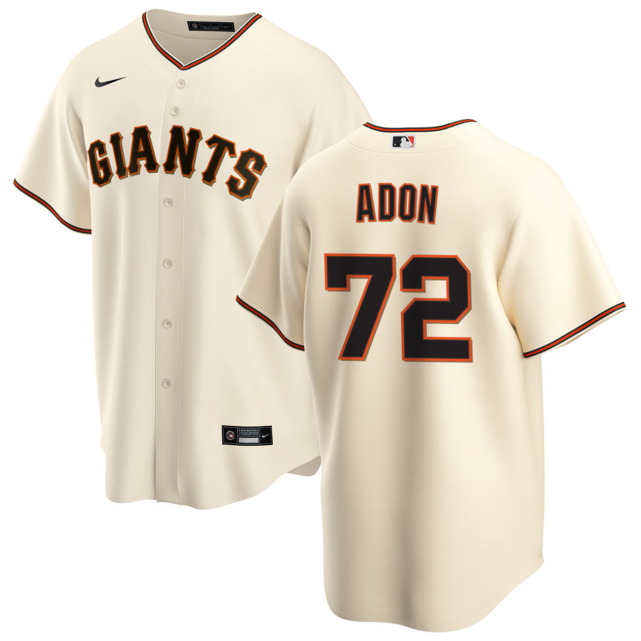 Nike Men #72 Melvin Adon San Francisco Giants Baseball Jerseys Sale-Cream